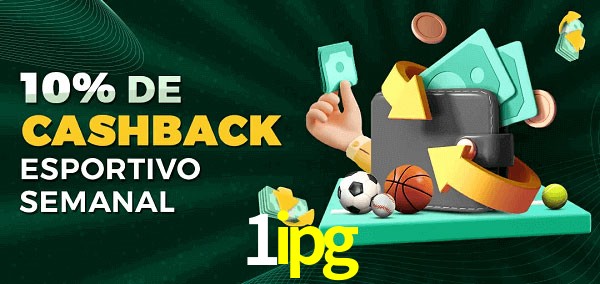 10% de bônus de cashback na 1ipg